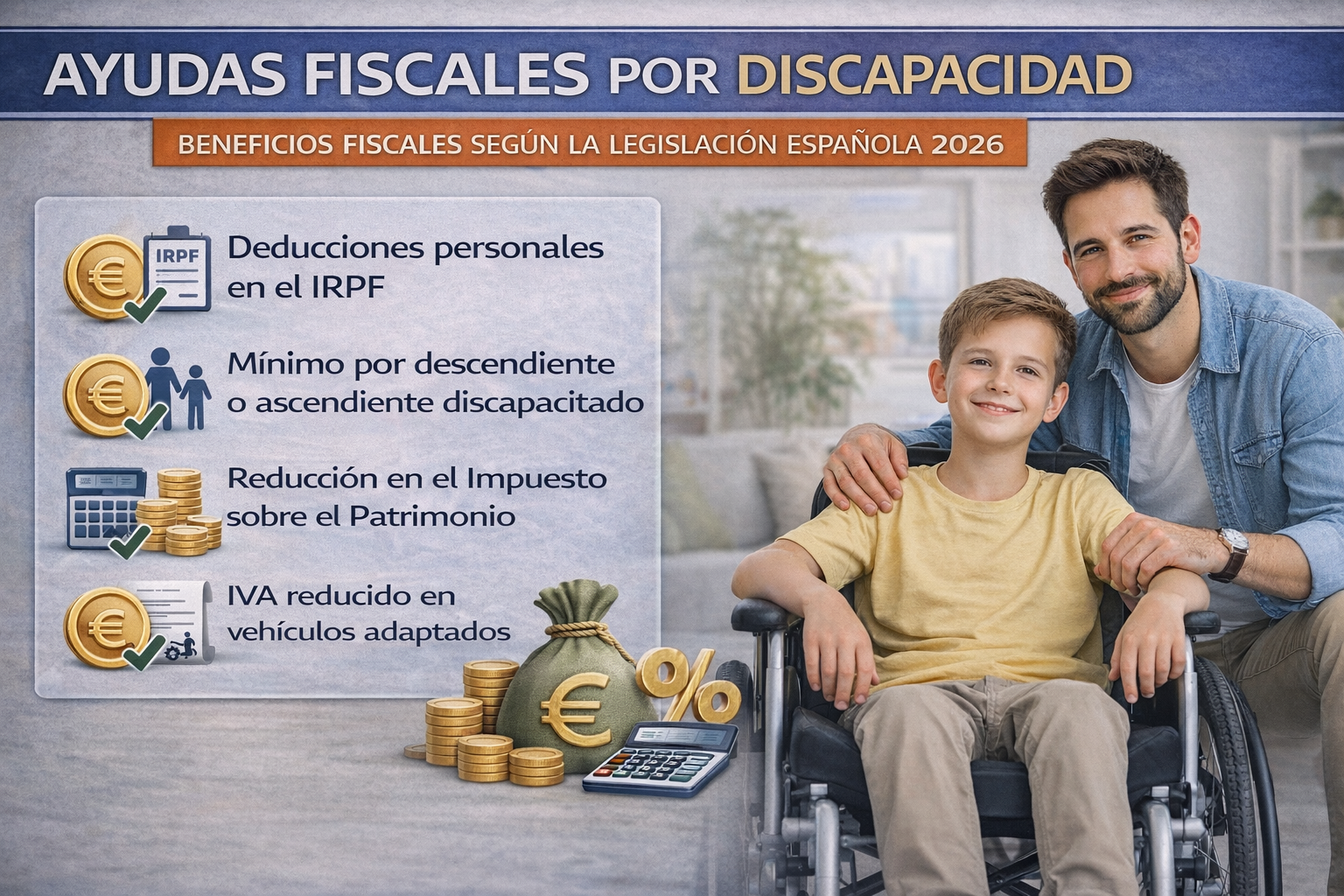 Ayudas fiscales por discapacidad. Guía completa 2026