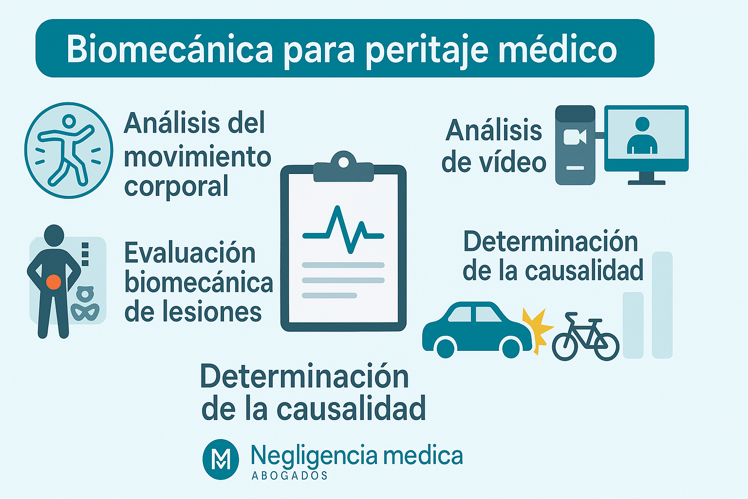 Biomecánica para peritaje médico