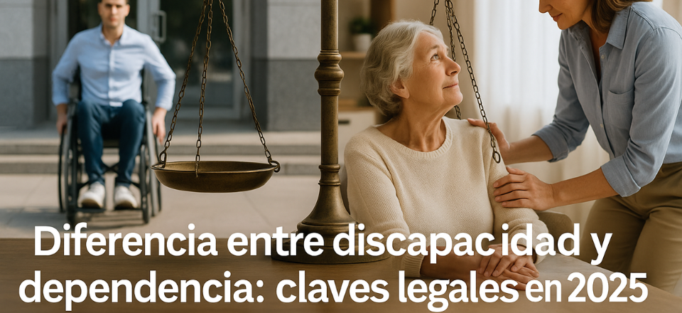 Diferencia entre Discapacidad y Dependencia: Claves Legales en 2025