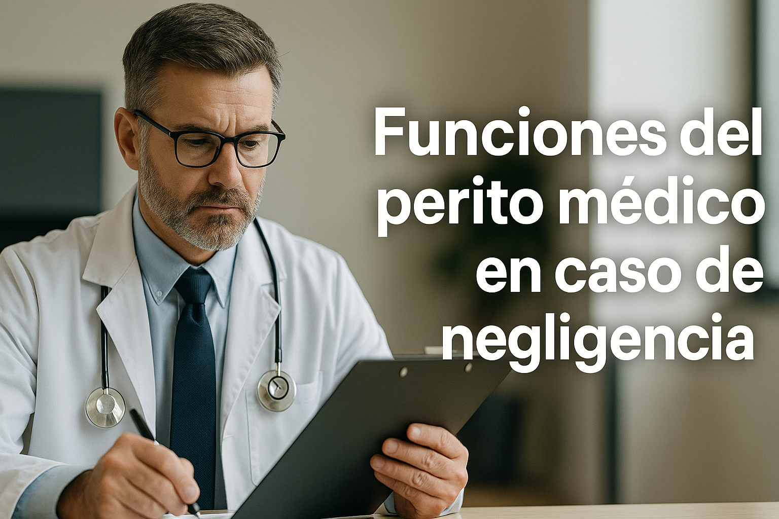 Funciones del perito médico en casos de negligencia