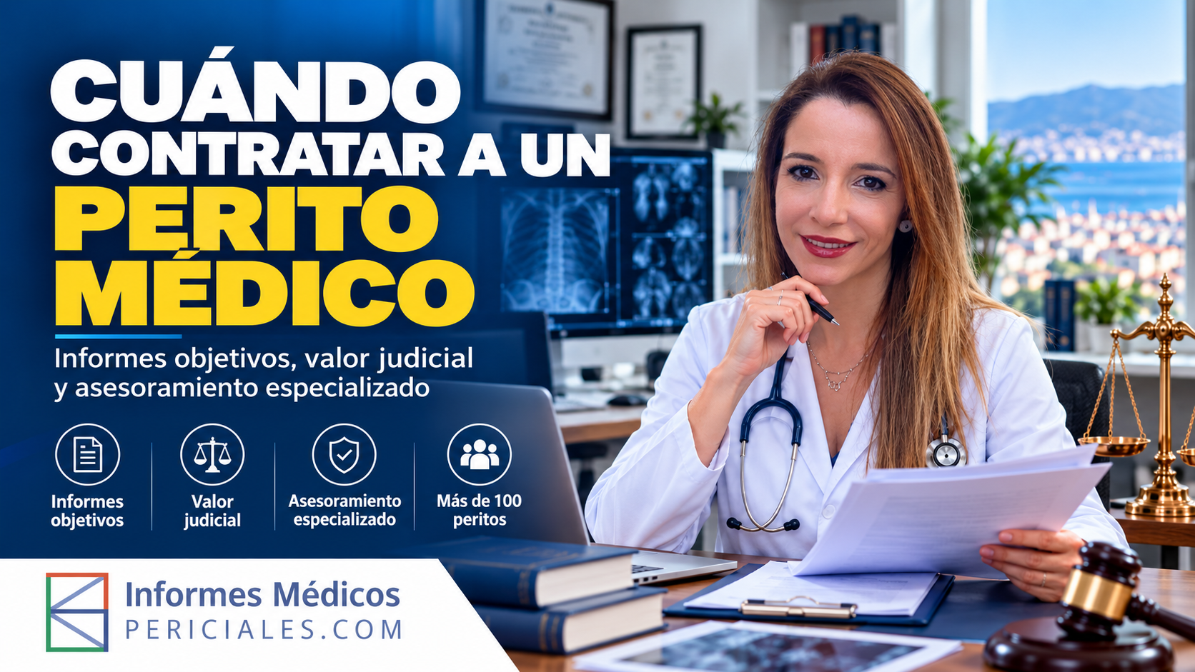 Cuándo contratar a un perito médico para informes de incapacidad, valoración del daño, negligencias médicas y procedimientos judiciales.