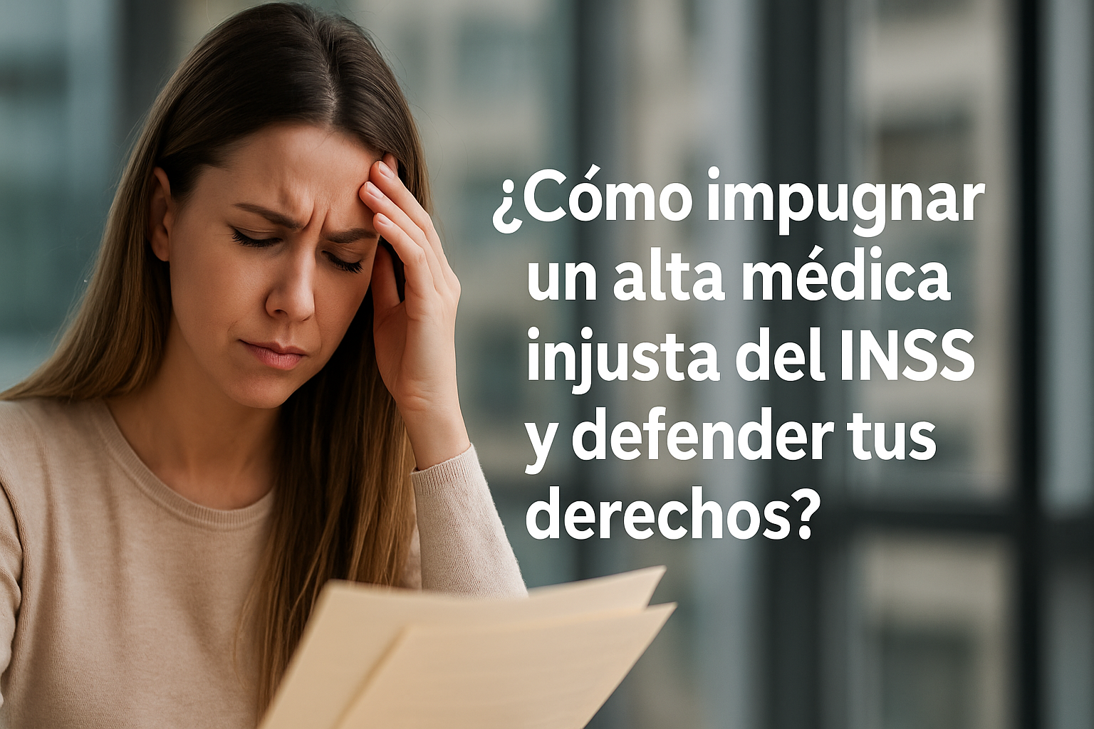 Impugnar un alta médica injusta del INSS: cuánto tiempo tienes y cómo defender tus derechos