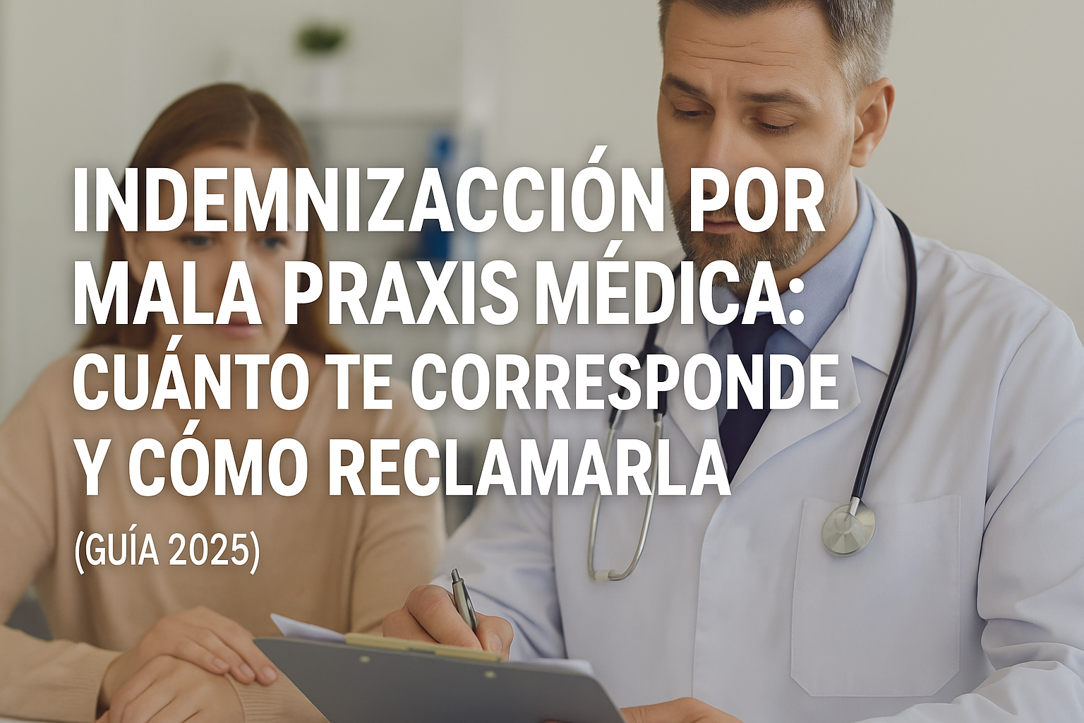 Indemnización por mala praxis médica: cuánto te corresponde y cómo reclamarla