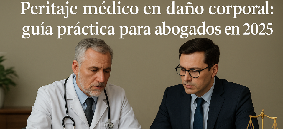 Peritaje Médico en Daño Corporal 2025: Guía Esencial para Abogados en España