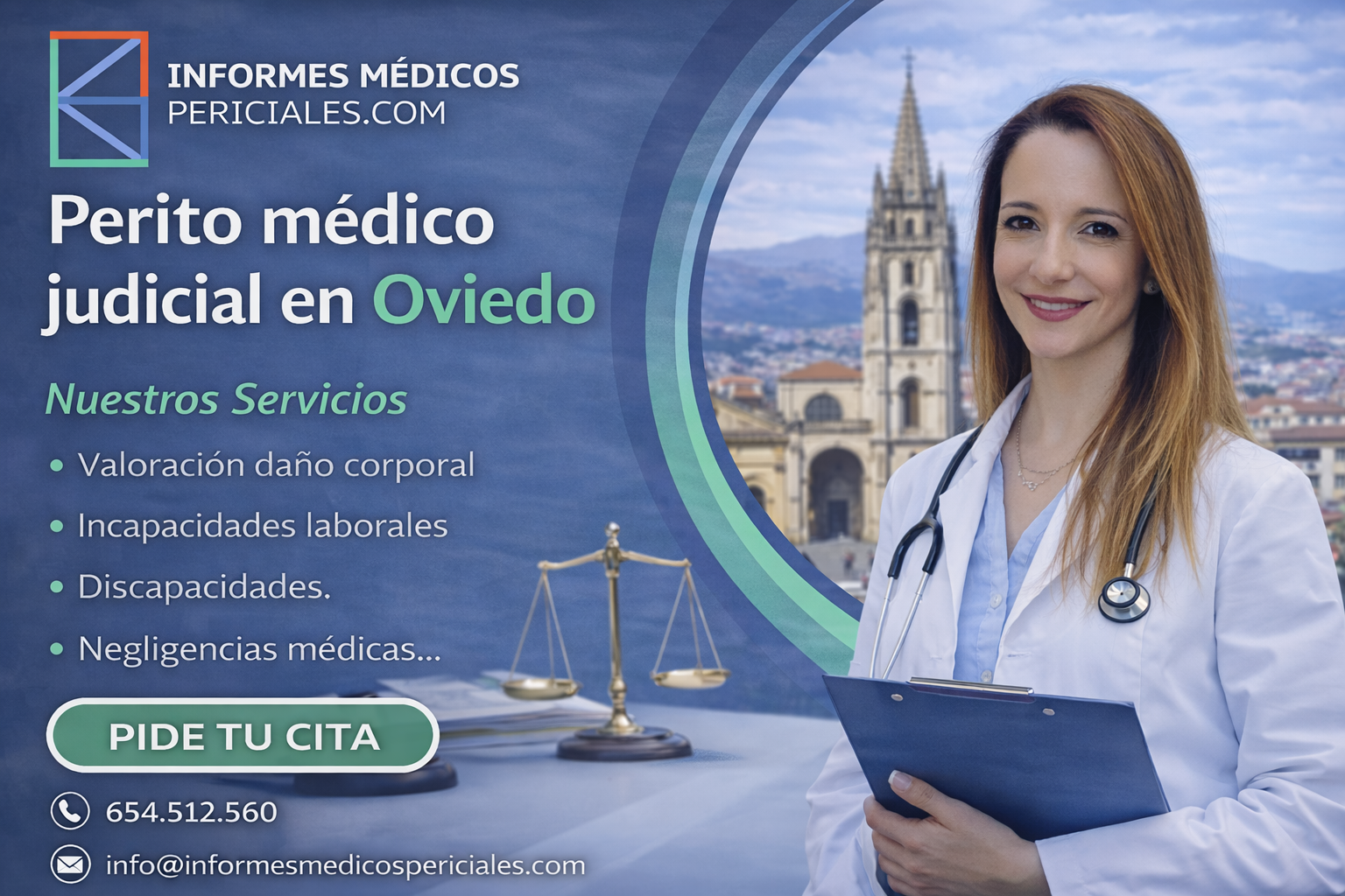 Perito medico Oviedo