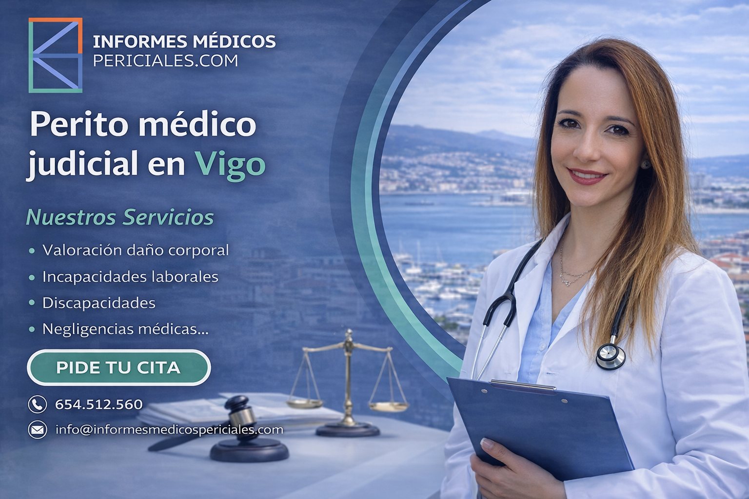 Perito médico judicial en Vigo