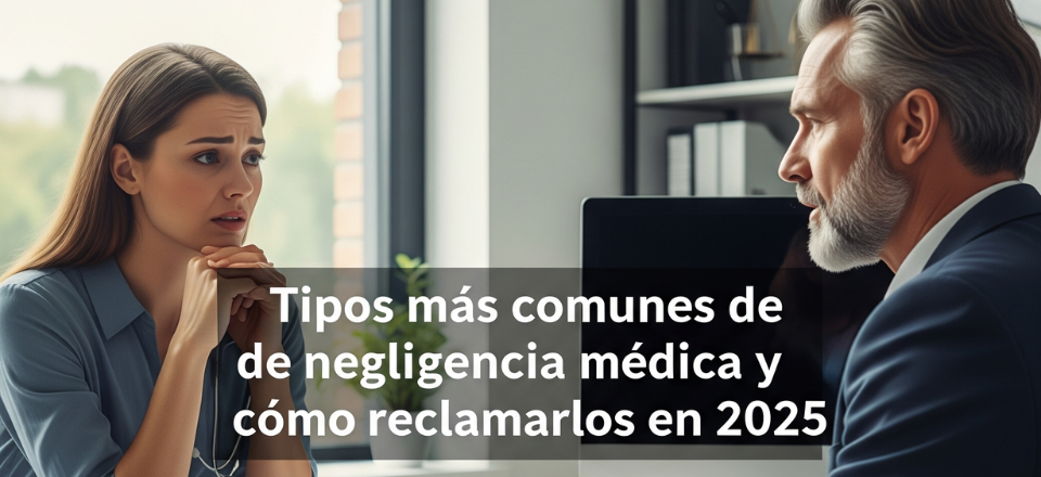 Tipos más comunes de negligencia médica y cómo reclamarlos en 2025