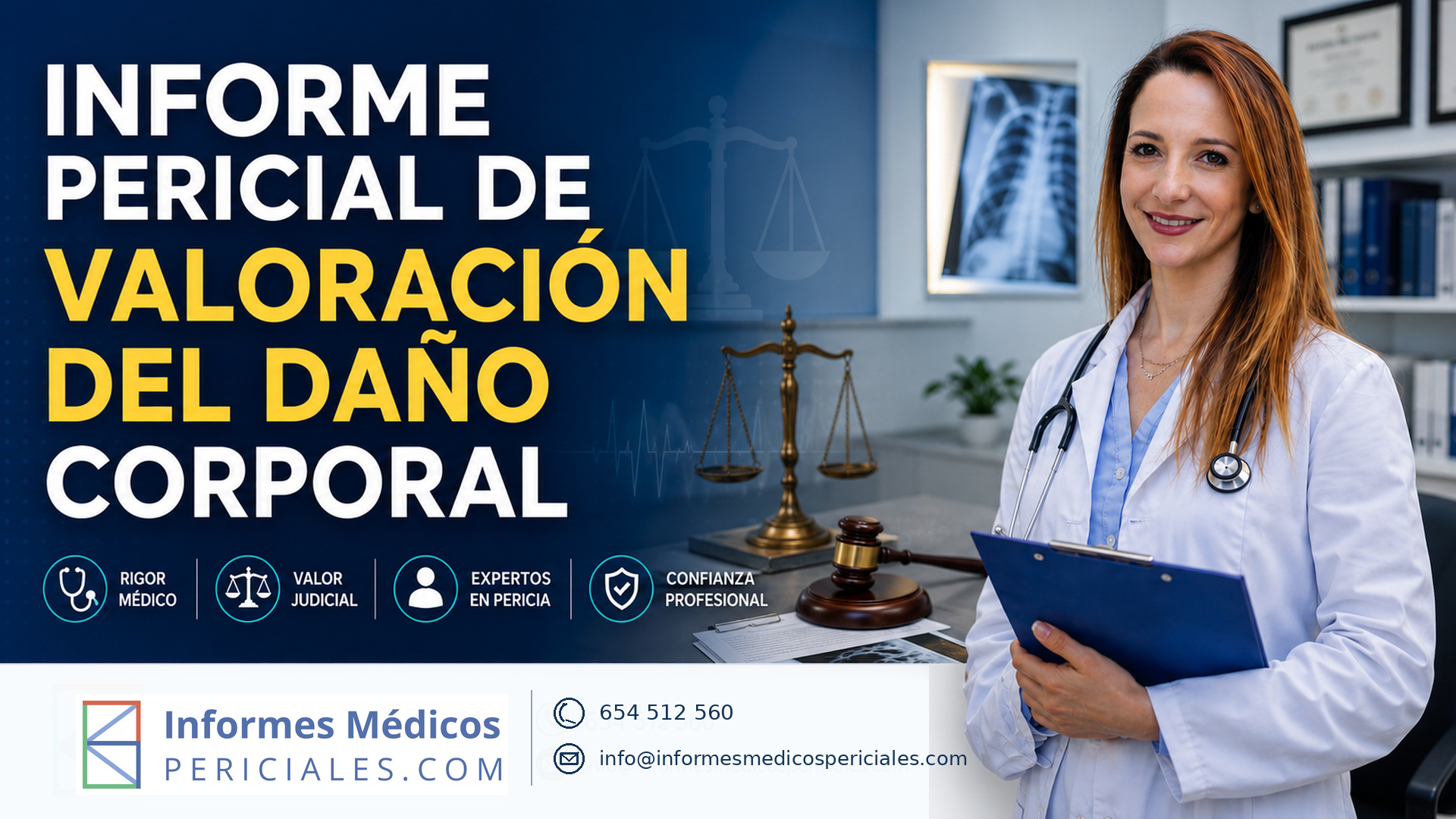 Informe pericial de valoración del daño corporal: guía para valorar lesiones, secuelas y perjuicios