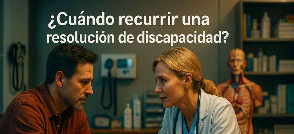 ¿Cuándo recurrir una resolución de discapacidad? Guía completa