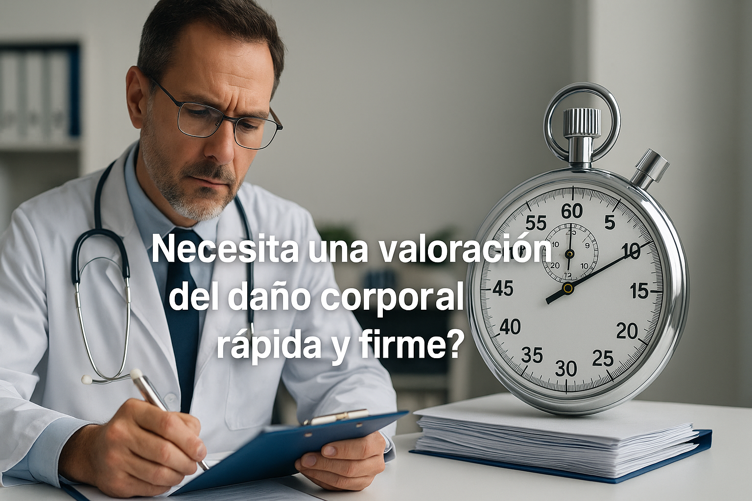 ¿Necesita una valoración del daño corporal rápida y firme?